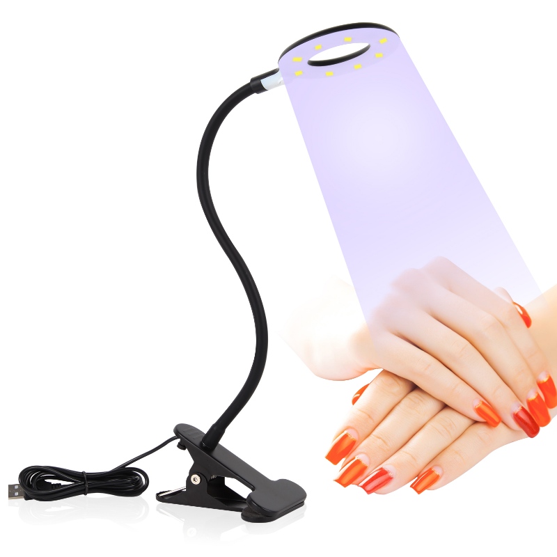 M&r 102a Cordless LED -kynsilamppu&16W Fluoresence Lamp